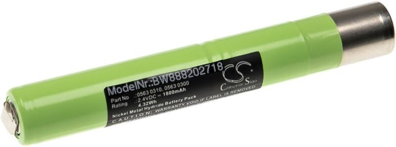 Vhbw - Akku kompatibel mit Testo 300 l, 300 m, 300 xl Messgerät (1800mAh, 2,4V, NiMH)
