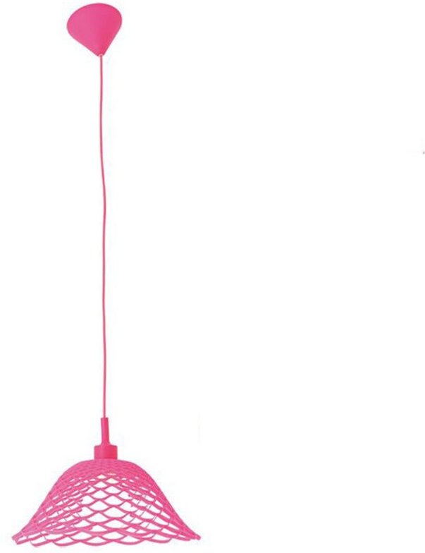 Naeve CERA Kuppel-Pendelleuchte, rosa