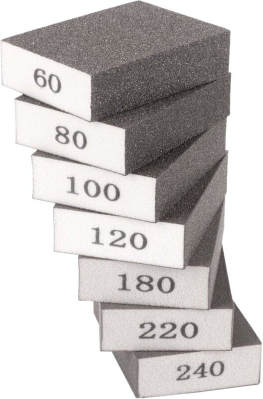 Schleifschwamm-Set, 4844, 7-teilig - Stahlwerk