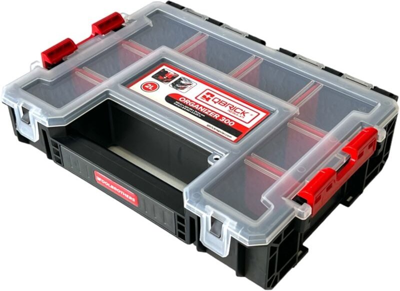 Qbrick Systems Regular 300 Organizer 300 x 224 x 74 mm 2 l stapelbar