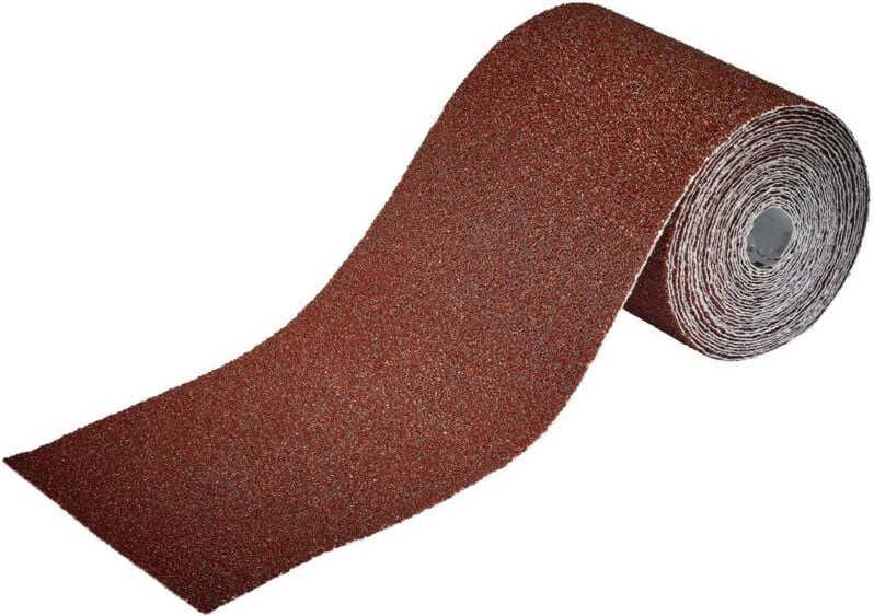 Schleifpapierrolle für Holz/Metall K40 5 m x 115 mm - 1770000 - Wolfcraft