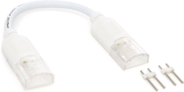 Schnellverbinder Doppelt mit Kabel für LED-Streifen 220V AC COB IP65 Breite 12mm 12 mm