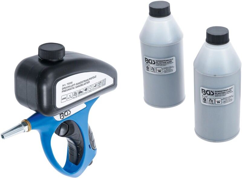 Druckluft-Sandstrahlpistole inkl. Zubehör 3-tlg.