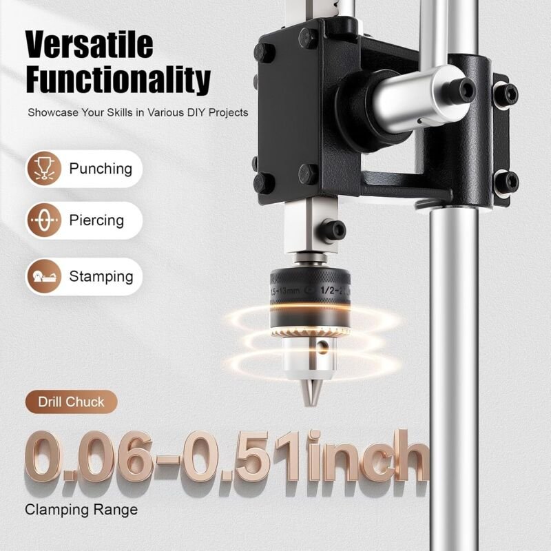 Leder Stanzmaschine Leder Prägemaschinen Lochmaschine Handstanzmaschine Manuelle Press Puncher Stanzwerkzeuge Heißfolien...