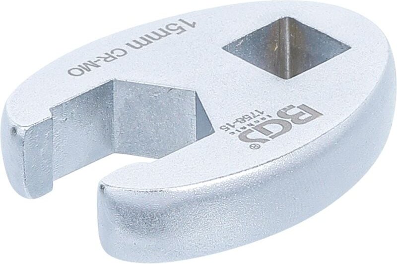 Hahnenfußschlüssel Antrieb Innenvierkant 10 mm (3/8') sw 15 mm