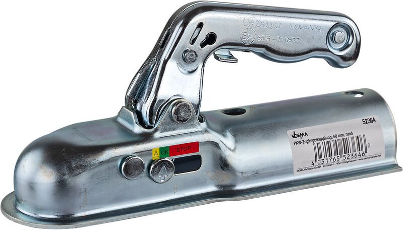 Deichsel Zugkupplung Anhänger Anhängerkupplung Auto Zugkugelkupplung Verzinkt