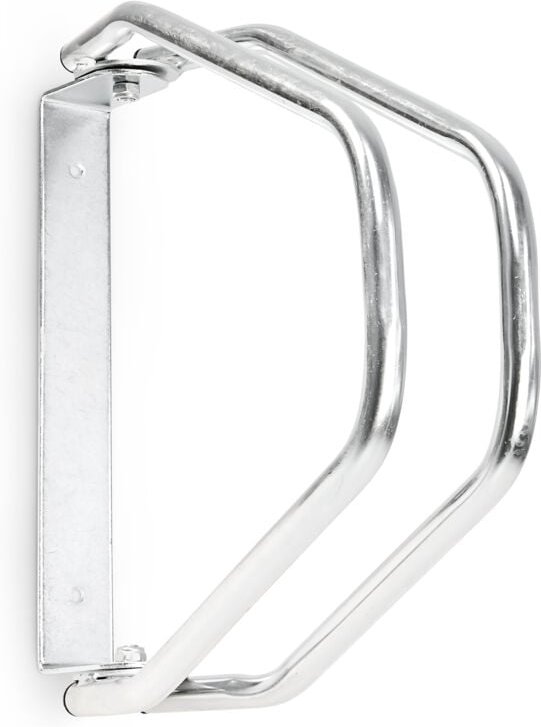 4 x Fahrradständer im Set, Wandparker als Einzelständer, zur Wandmontage, verstellbar, hbt 32,5 x 9 x 28,5 cm, silber