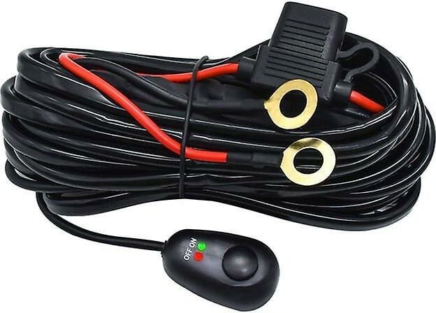 Woosien - 480w 14awg 12v 40a Kabelbaum Relais Loom Kabelsatz Sicherung für Offroad-LED-Arbeitslampe (1 Steuerung 1