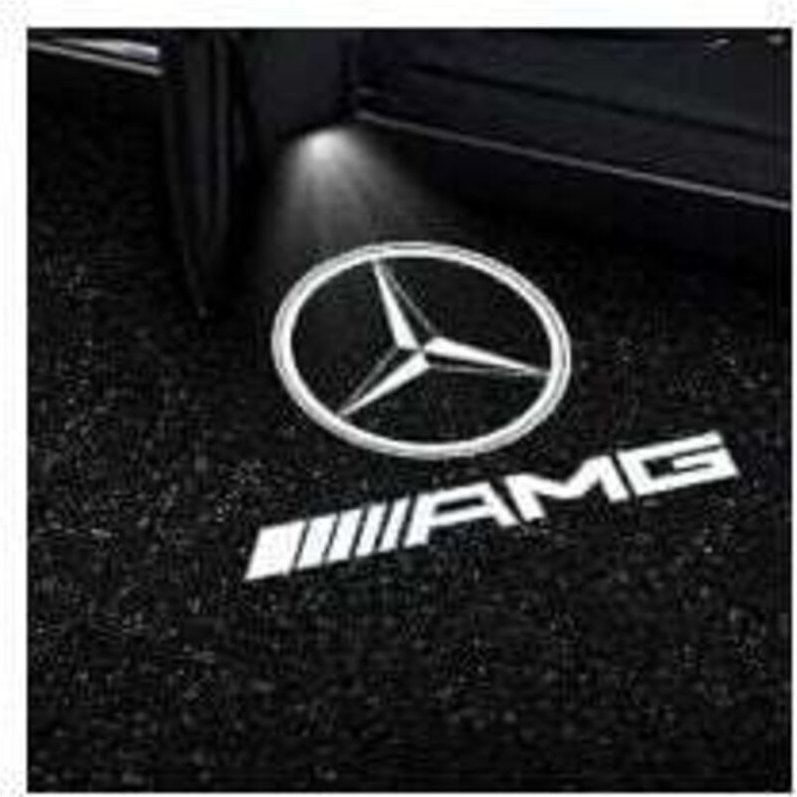 2x LED-Türlogo-Projektorleuchten für Mercedes-Benz GLS/GLC/GLB/GLA/A/B/C/E-Klasse