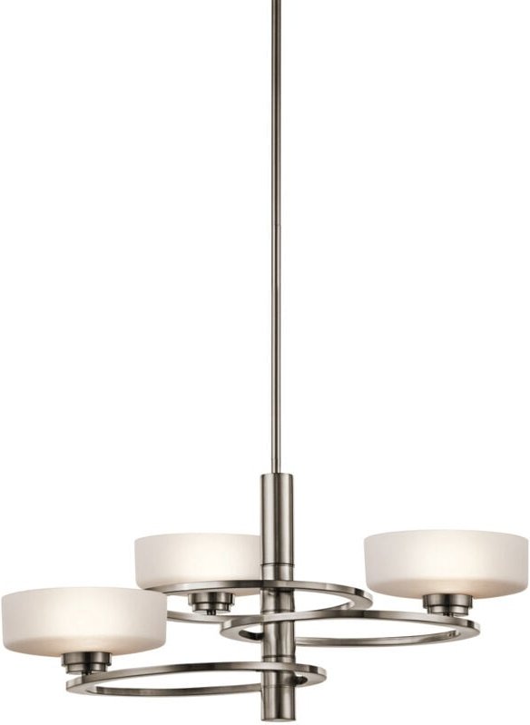Thumbnail - Elstead - Aleeka - Multi Arm Kronleuchter 3 Light Classic Zinn Finish, G9