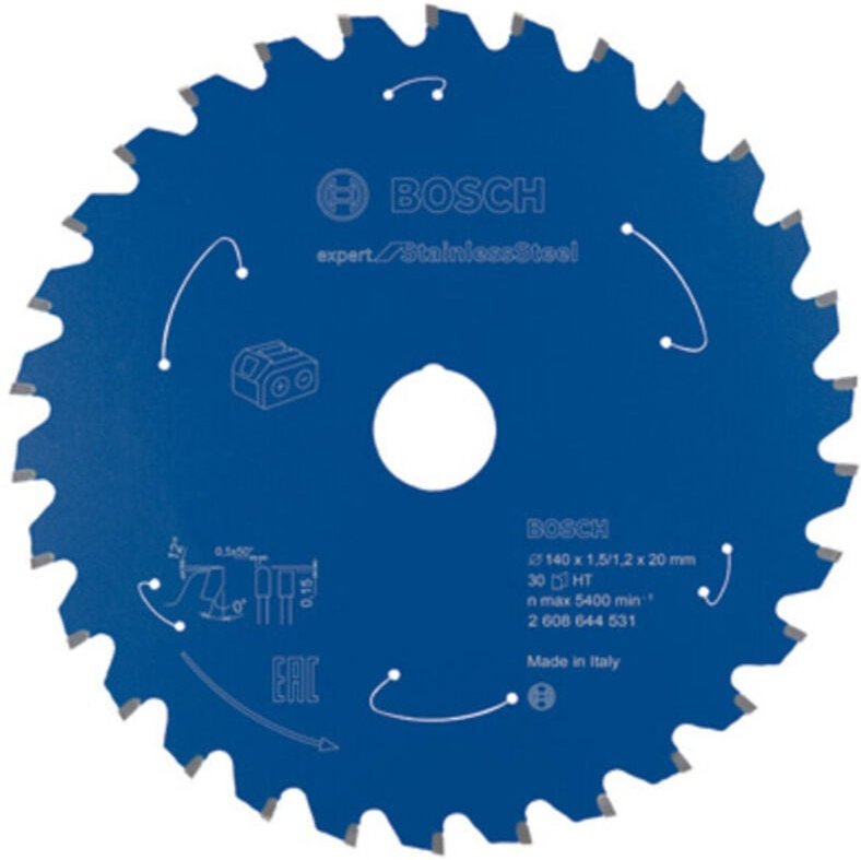 Expert for Stainless Steel 140x20x1.5/1.2x30T - Bosch