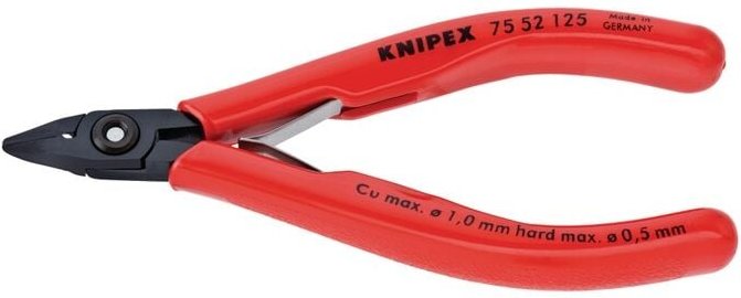 Thumbnail - Elektronikseitenschneider L.125mm Form 5 Facette ja Knipex 7552125