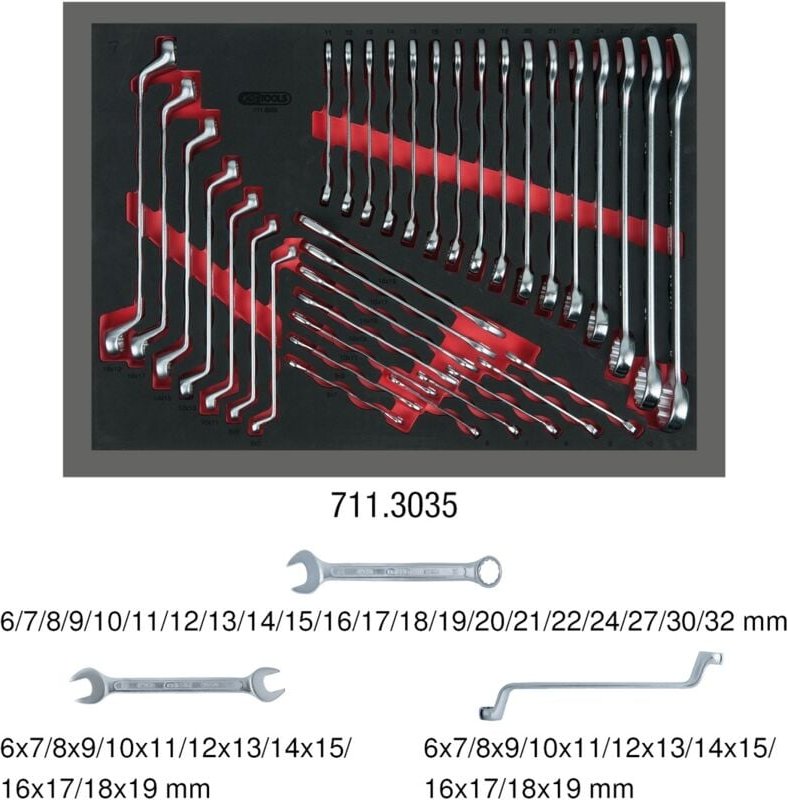 Schlüssel-Satz, 35-tlg, 1/1 Systemeinlage