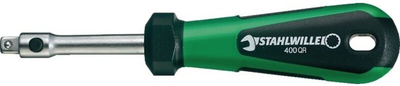 400QR steckgriff 1/4 zoll mit quick release 11051010 Steckgriff Antrieb 1/4' (6.3 mm) - Stahlwille