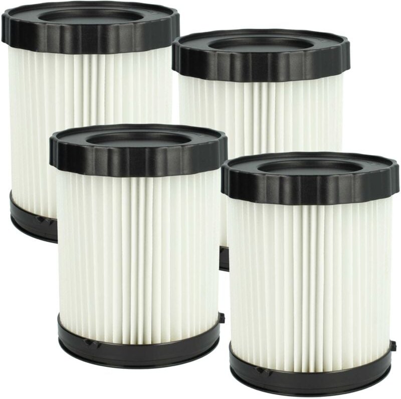 4x Faltenfilter Ersatz für Fein 31324000192 für Staubsauger - Patronenfilter, Weiß - Vhbw