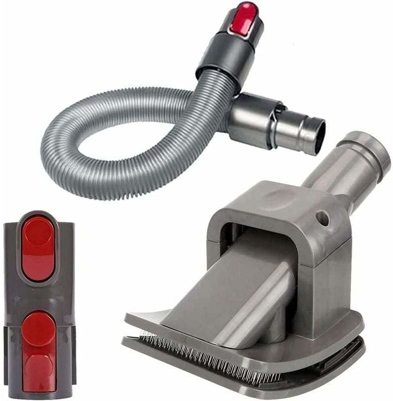 Linghhang - Hundepflegebürste kompatibel mit Dyson V6 V7 V8 V10 V11 Staubsauger, 3 Hundepflegebürsten mit Verlängerungss...