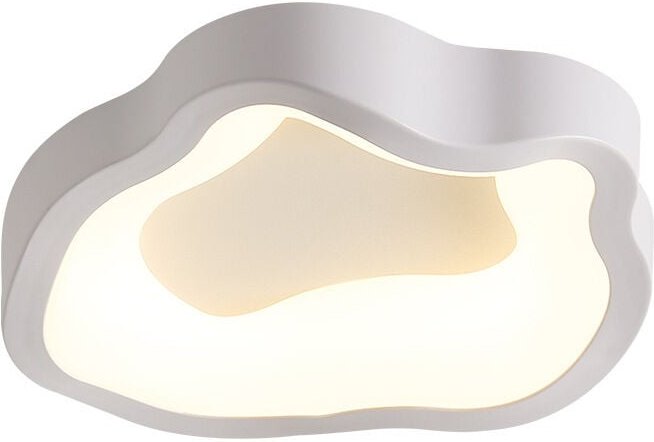 Wottes - led Modern Deckenlampe Weiß Deckenleuchte Kreative Deckenleuchten für Schlafzimmer Büro Küche Balkon - Warmweiß...