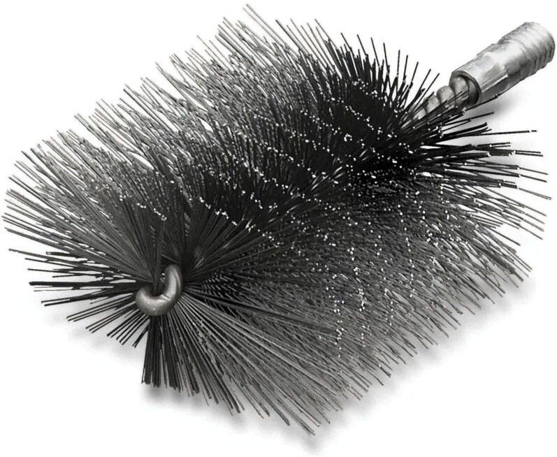 Lessmann Heizkesselbürste 40 x 80 mm Aufnahme w 1/2' Stahldraht