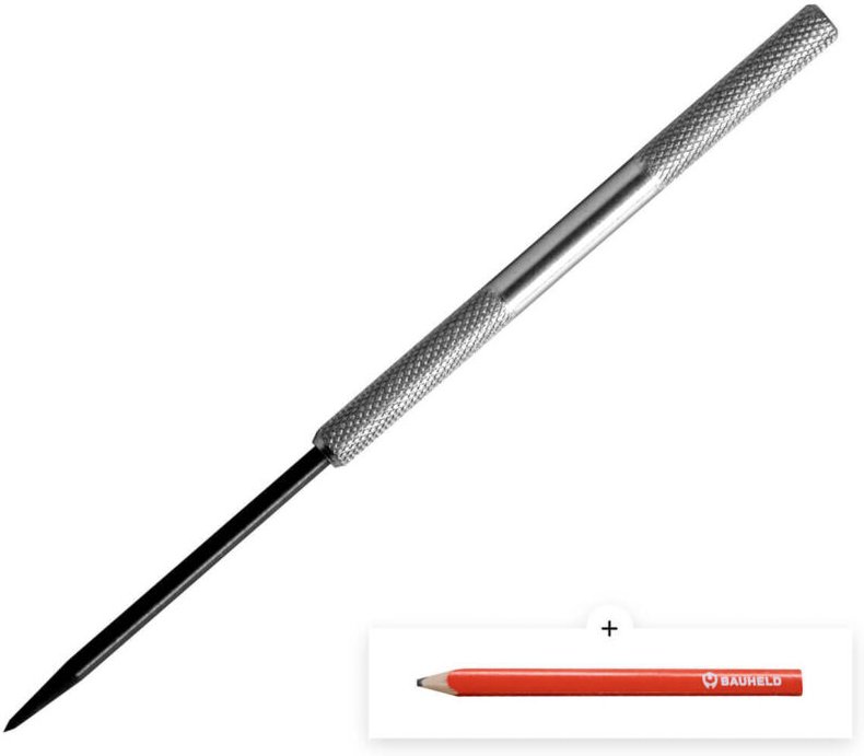 BAUHELD Anreißnadel 180 mm Eingeschraubte Nadel