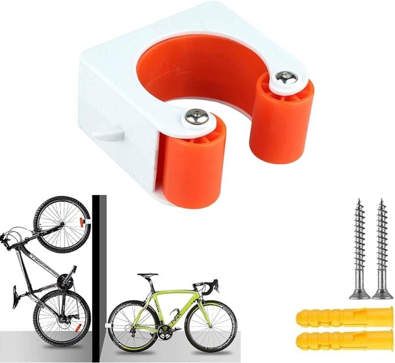 Fahrrad-Wandhalterung, Fahrradträger, platzsparende Wandhalterung, Fahrradträger-Aufbewahrungssystem, drinnen und drauße...