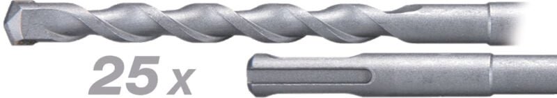 D-01177-25 Bohrer-Set für sds-plus StandMak 6x160mm 25Stk - Makita