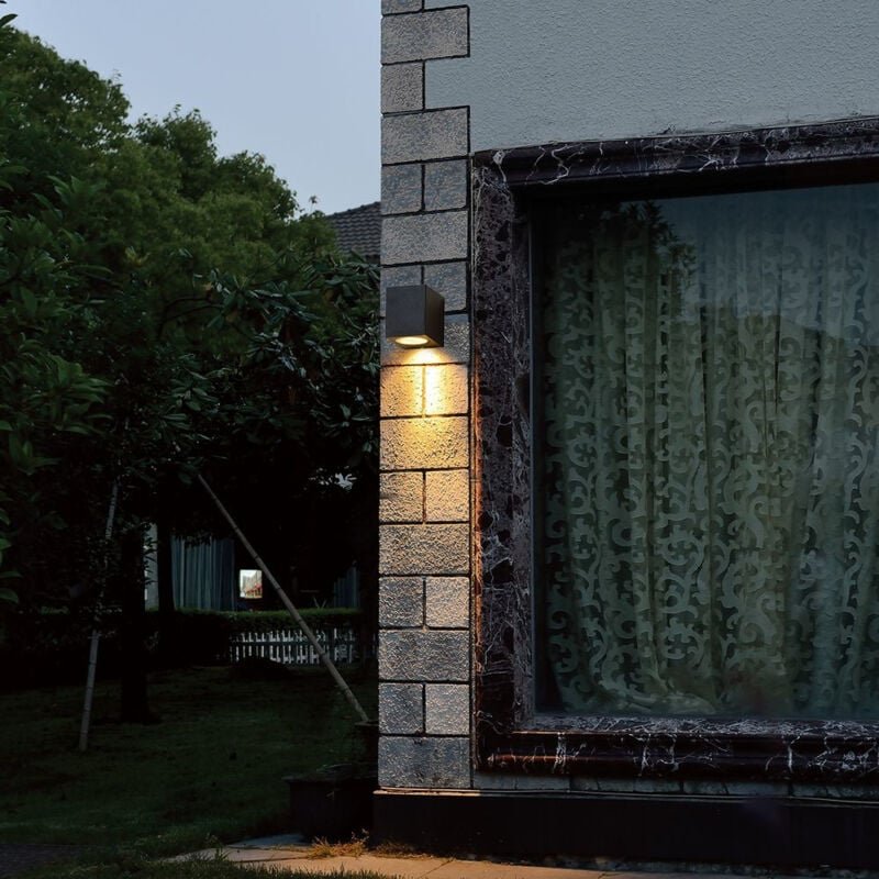 Außenleuchte - Buitenlampen - schwarz - aluminium - - Steinhauer