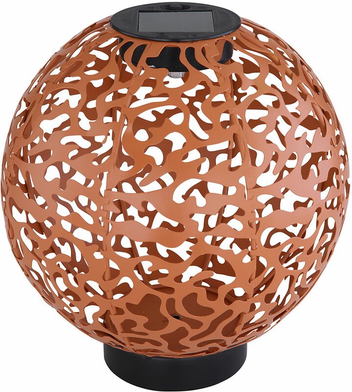 Thumbnail - Deko-Solarkugel aus Metall led Lampe Außenlampe Garten Deko Solarleuchte für Außen, orientalische Dekorstanzungen Ton-De...