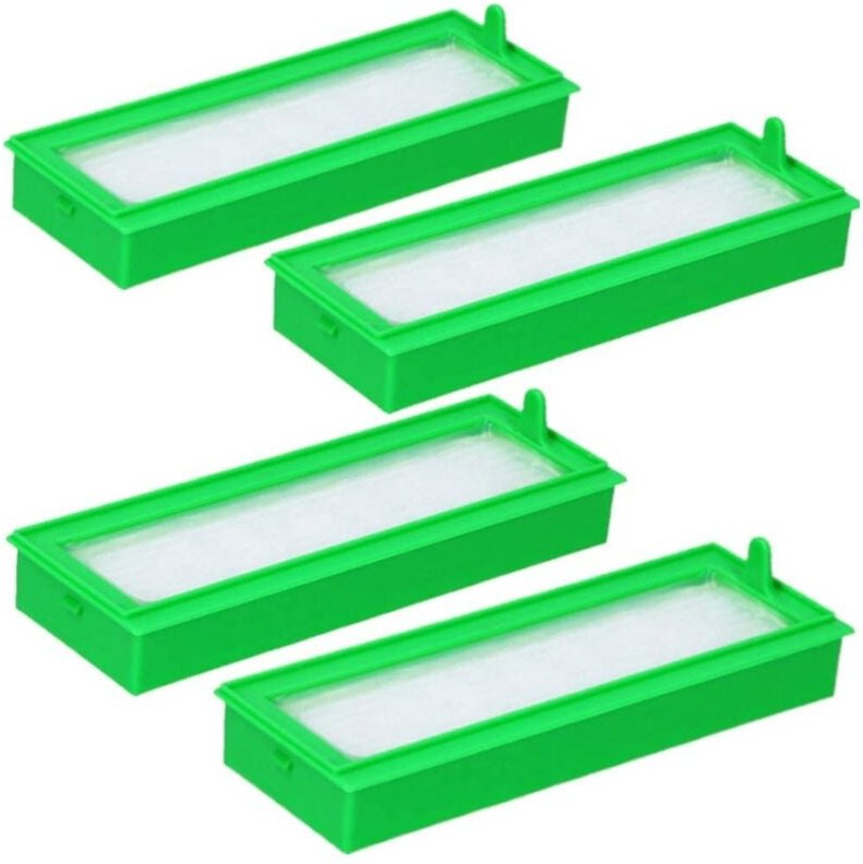 4 Filter Geeignet für Kobold VR200 und VR300 Saugroboter Staubbehälter des Staubsaugers