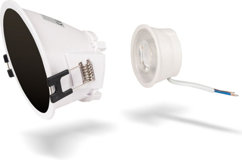 KIT Aro asymmetrische Downlight Ø93mm + LED-Modul MR16 5W