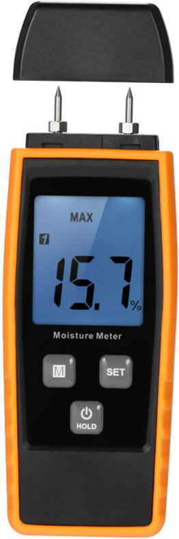 Decdeal - Handheld Mini -Feuchtigkeitsmesser Digital lcd Lumber Feuchtigkeitsdetektor Feuchtigkeitstester für Holzwände ...