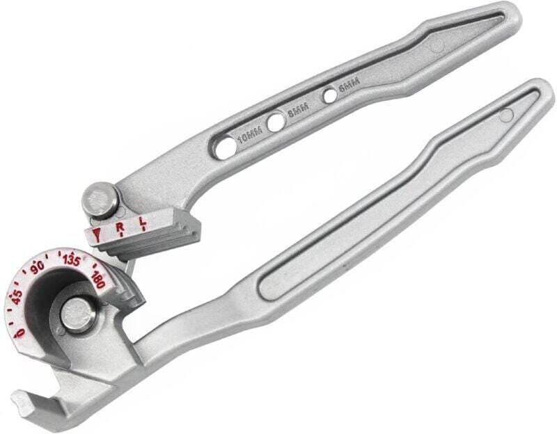 3-in-1-Rohrbiegegerät (manuell) – Biegewinkel 0–180° für Kupfer, Messing, Aluminium und Weichmetalle
