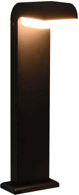 Gartenleuchte led 9 w Schwarz Oval Vidaxl