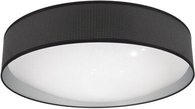 Fabrilamp - Deckenleuchte 96w Anastasia Schwarz/Silber 7488lm 17x59x59 Cm 3000-4000-6500k