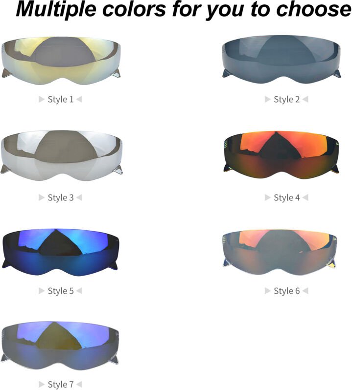 Eosnow Helmlinsen-Visier-Ersatz für Scorpion EXO Motorrad-Windschutz