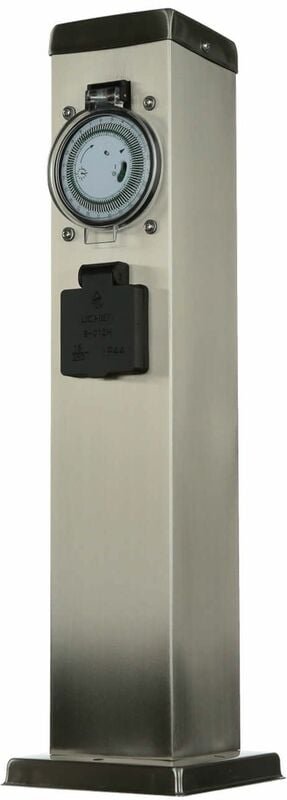 Thumbnail - Licht-erlebnisse - Energiesäule mit Timer außen Garten Terrasse