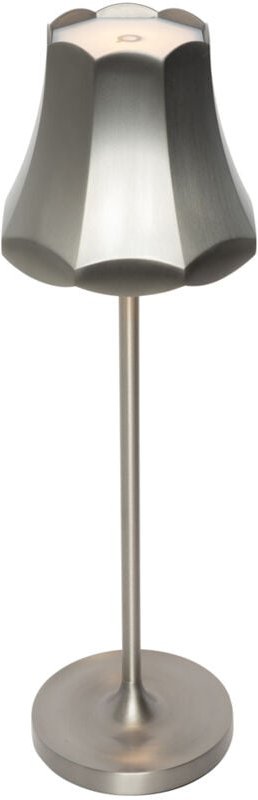 Retro Tischleuchte Gunmetal wiederaufladbar IP44 - Granny