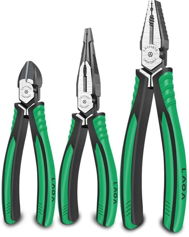 DOLASO 9 Zoll Abisolierzange Kabelschneider 1-4 mm2 M3 M4 Holzschraube Abisolieren Nagelschneiden Crimpen Elektriker Han...