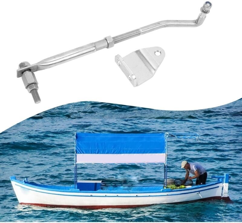 Universelle Spurstange für Außenbordmotoren, 265–315 mm, Edelstahl, verstellbar, für Außenbordmotoren mit 15 ps bis 200 ...