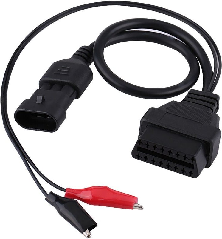 Thumbnail - Sjlerst - Ymiko Konverter Adapterkabel, 3 Pin auf 16 Pin OBD2 Adapter Stecker Diagnosekabel, Diagnose Scanner Kabel Adap...