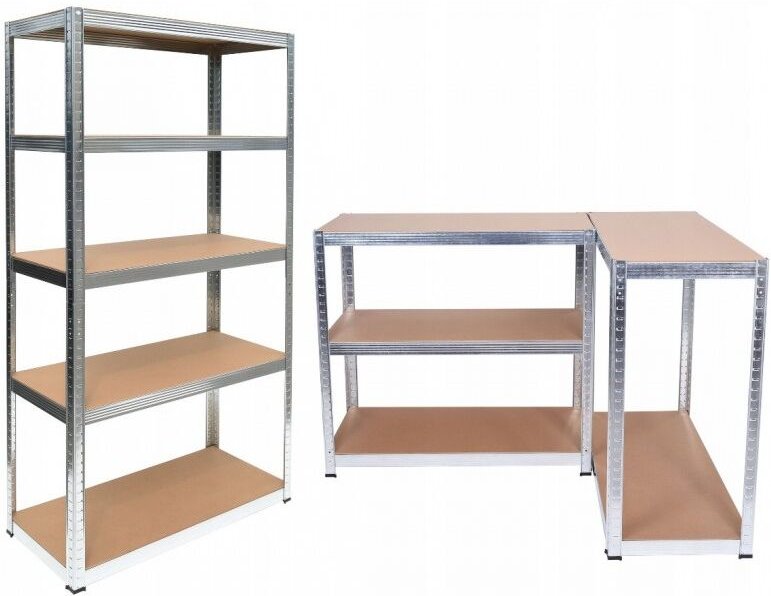 Regio - Industrielle Metallregale - 90x30x180 - 5 Regalböden - Lagerregale