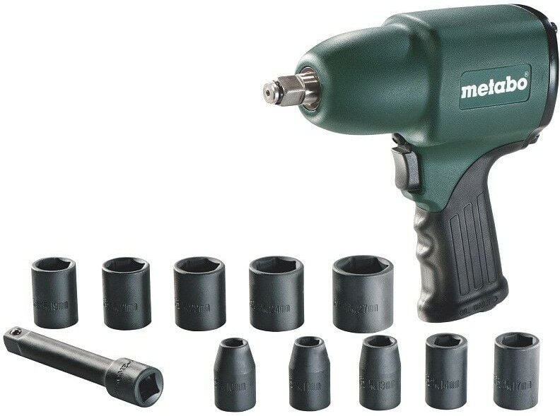 Metabo - dssw 360 Druckluft-Schlagschraubersatz 1/2 + 10 Steckschlüssel - 6.04118.50