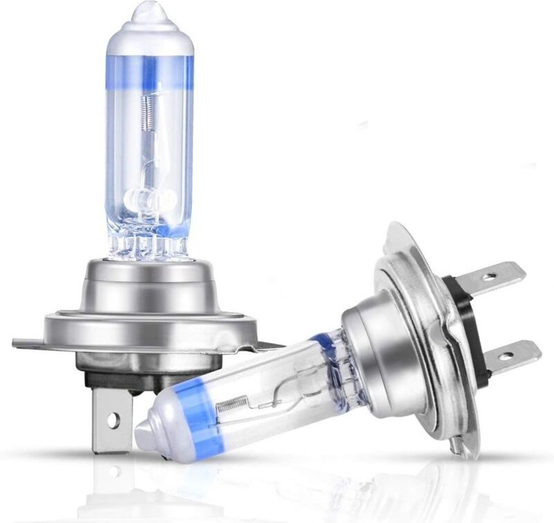 2x H7 Xenon-Lampen 12V 55W Superhell, Autoscheinwerfer, Auto-/Motorradlampen, Neue Version, Abblendlicht, Halogenlampe f...