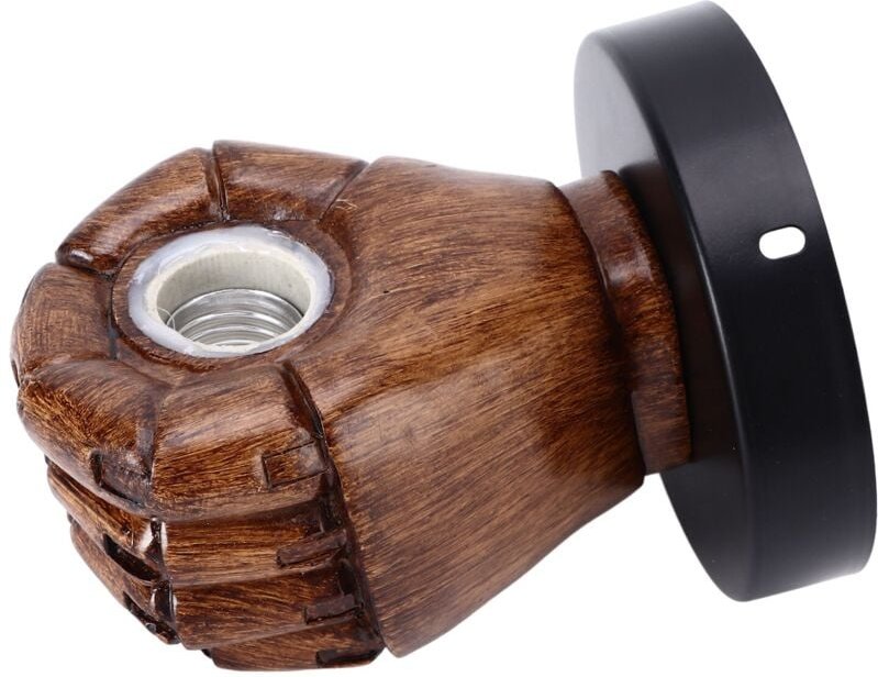 Zerodis Wandleuchte im Retro-Stil mit Sockelhalterung für Schlafzimmer, Bar, Café, langlebig und verschleißfest. (Die li...