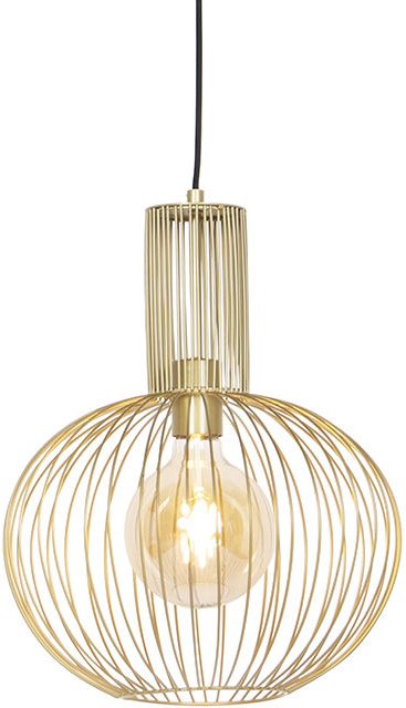 Design Hängelampe gold - Wire Bake