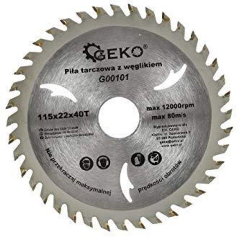 Geko Kreissägeblatt 450 mm 30 Zähne Metall