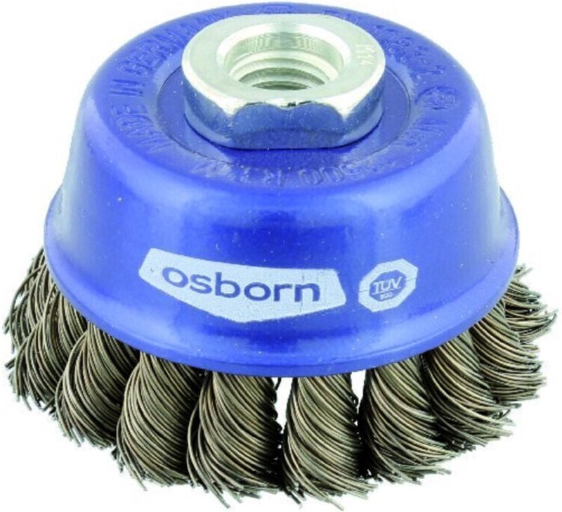 Topfbürste M14 65 mm Stahldraht gezopft - Osborn