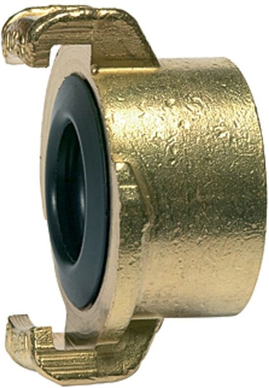 GEKA-Gewindestück, starr, Messing blank, g 3/8 ig - Riegler