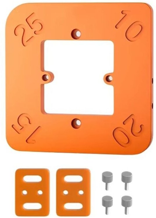 Tlily - 4-in-1-Holzbearbeitungs-Rundecken-Locator Universal-Bogenkantenwerkzeug R10-R25