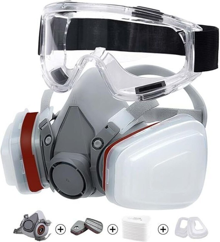 Staubmaske mit Filter zum Lackieren, Schleifen und zum Schutz vor Formaldehyd