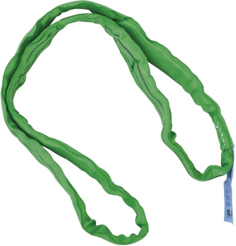 Rundschlinge 2000 kg in Grün - Hebeschlinge mit Doppelmantel nach Önorm EN1492-2, Polyester - 1,5m